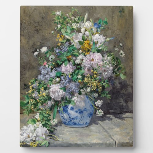 Pierre_Auguste Renoir _ Spring Bouquet Plaque