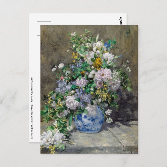 Pierre-Auguste Renoir - Spring Bouquet Postcard (Front/Back)