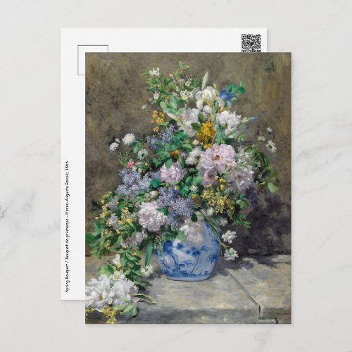 Pierre_Auguste Renoir _ Spring Bouquet Postcard