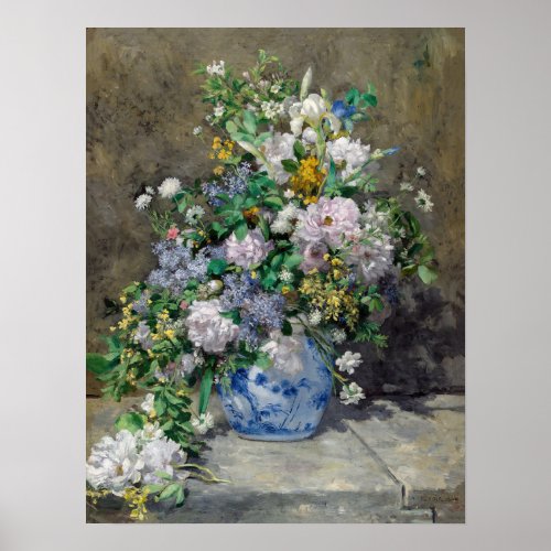 Pierre_Auguste Renoir _ Spring Bouquet Poster