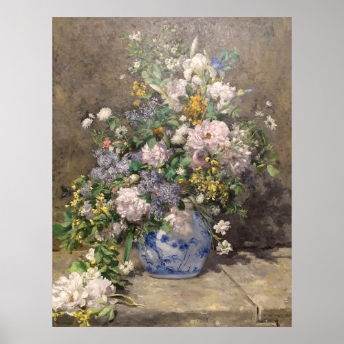 Pierre_Auguste Renoir Spring Bouquet  Poster