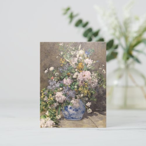 Pierre_Auguste Renoir Spring Bouquet     RSVP Card