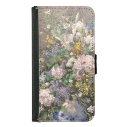 Pierre-Auguste Renoir Spring Bouquet     Samsung Galaxy S5 Wallet Case