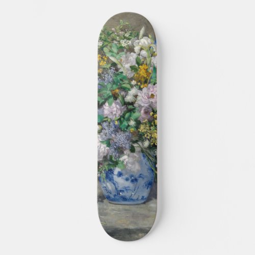 Pierre_Auguste Renoir _ Spring Bouquet Skateboard