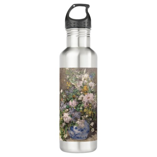Pierre_Auguste Renoir Spring Bouquet     Stainless Steel Water Bottle