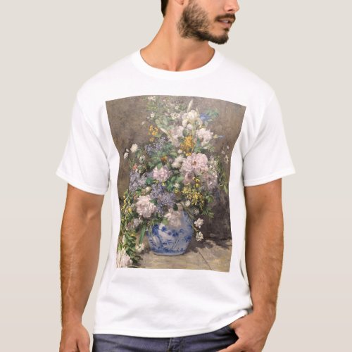 Pierre_Auguste Renoir Spring Bouquet    T_Shirt