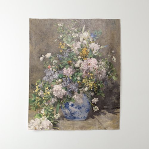 Pierre_Auguste Renoir Spring Bouquet  Tapestry