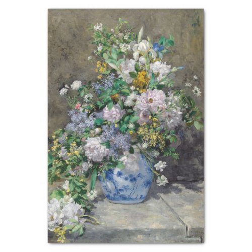Pierre_Auguste Renoir _ Spring Bouquet Tissue Paper