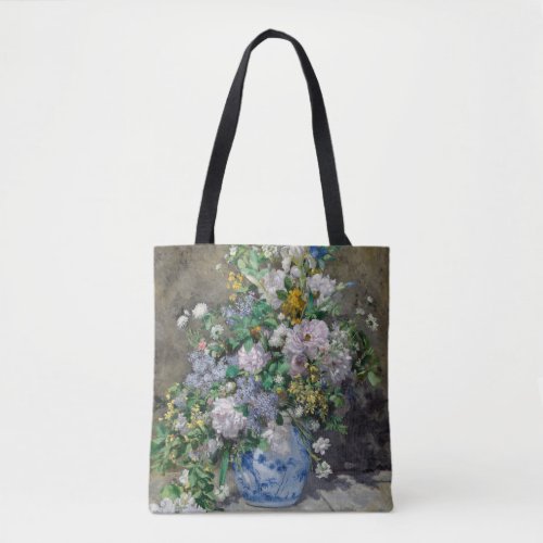 Pierre_Auguste Renoir _ Spring Bouquet Tote Bag