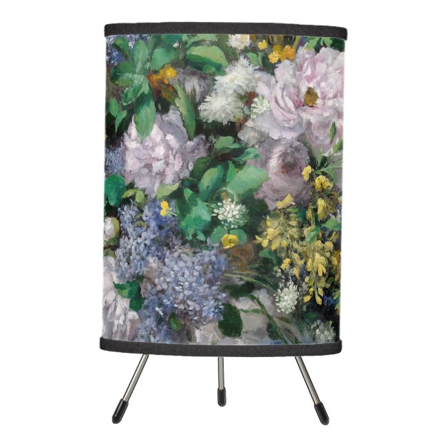 Pierre-Auguste Renoir - Spring Bouquet Tripod Lamp (Front)