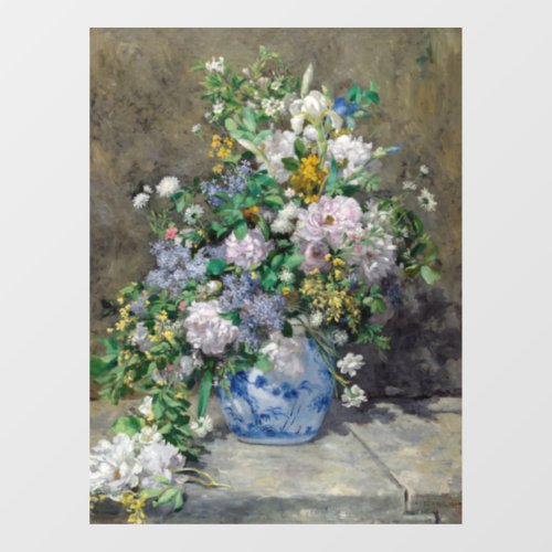 Pierre_Auguste Renoir _ Spring Bouquet Window Cling