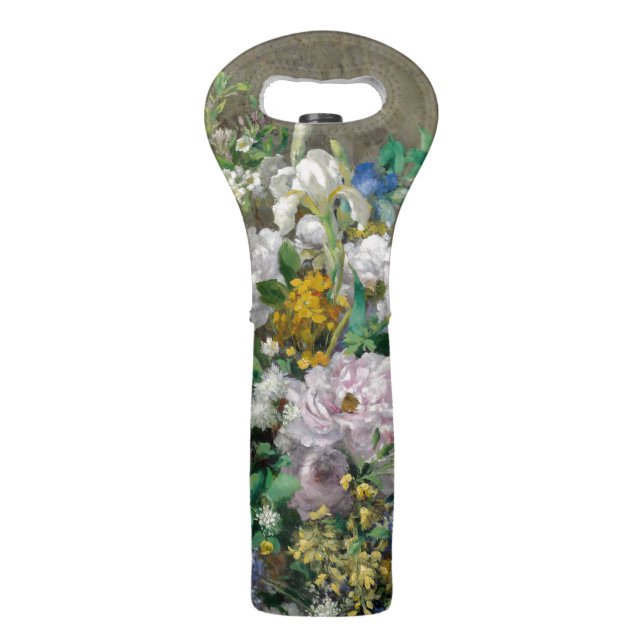 Pierre-Auguste Renoir - Spring Bouquet Wine Bag (Front)