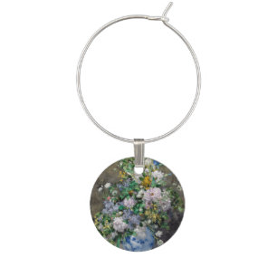 Pierre-Auguste Renoir - Spring Bouquet Wine Charm