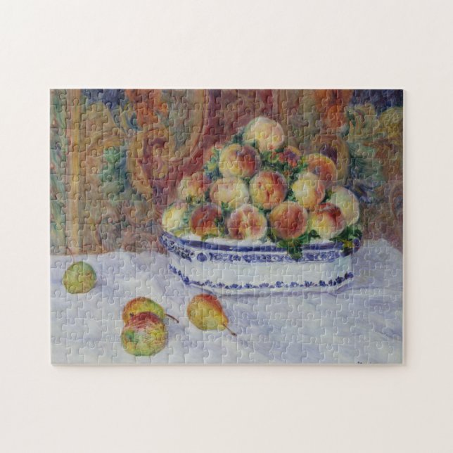 Pierre Auguste Renoir | Still Life with Peaches Jigsaw Puzzle (Horizontal)