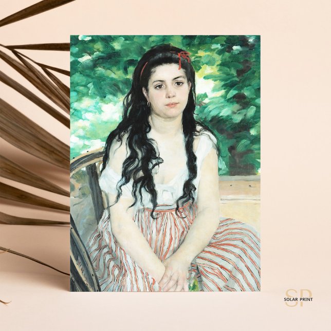 Pierre-Auguste Renoir Summer 1868 Painting Art Postcard (Creator Uploaded)