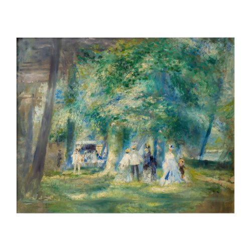Pierre_Auguste Renoir _ The Party at Saint_Cloud Acrylic Print