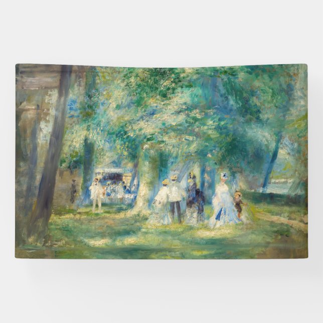 Pierre-Auguste Renoir - The Party at Saint-Cloud Banner (Horizontal)