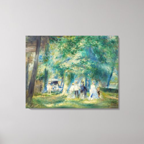 Pierre_Auguste Renoir _ The Party at Saint_Cloud Canvas Print