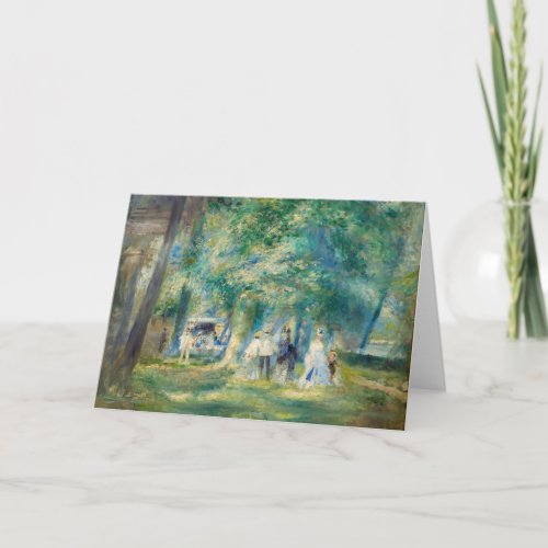 Pierre_Auguste Renoir _ The Party at Saint_Cloud Card