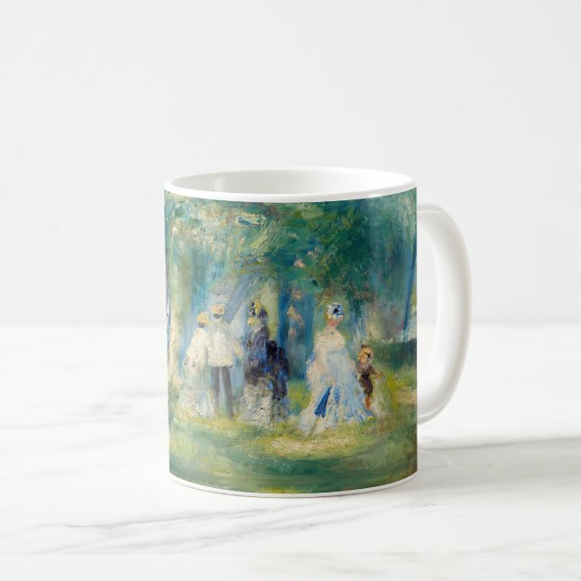 Pierre-Auguste Renoir - The Party at Saint-Cloud Coffee Mug (Front Right)