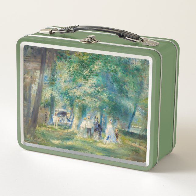 Pierre-Auguste Renoir - The Party at Saint-Cloud Metal Lunch Box (Front)