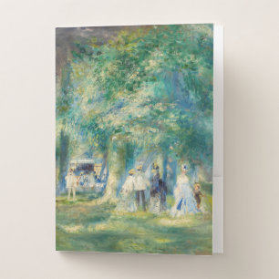 Pierre-Auguste Renoir - The Party at Saint-Cloud Pocket Folder