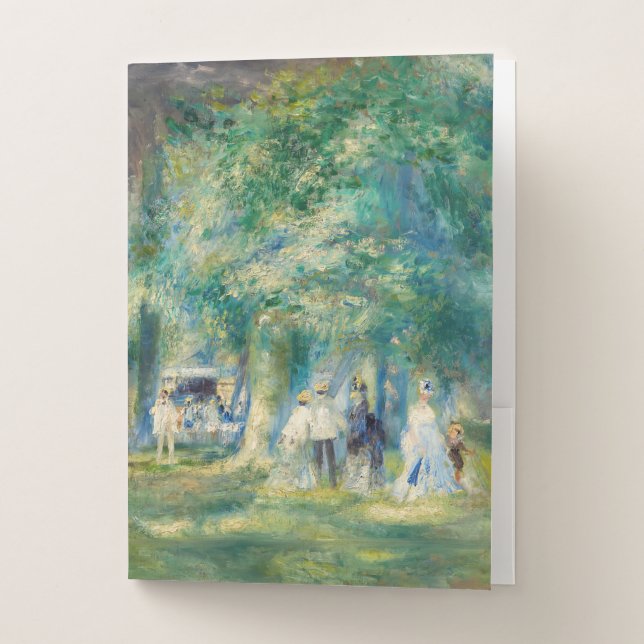 Pierre-Auguste Renoir - The Party at Saint-Cloud Pocket Folder (Front)
