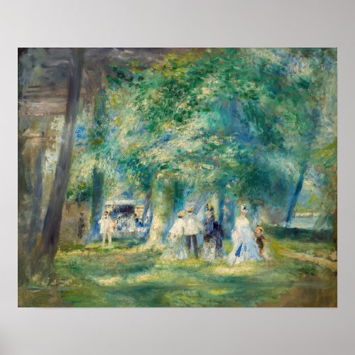 Pierre_Auguste Renoir _ The Party at Saint_Cloud Poster