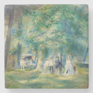 Pierre-Auguste Renoir - The Party at Saint-Cloud Stone Coaster