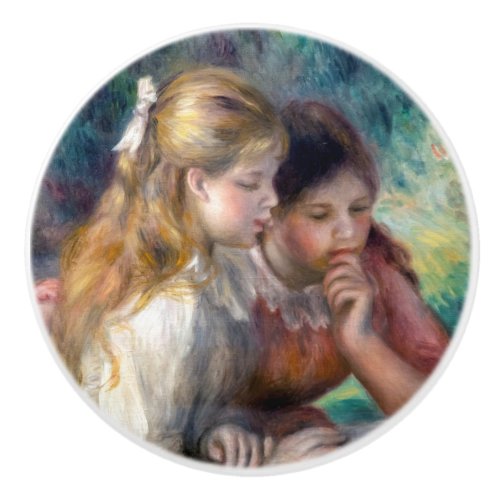 Pierre_Auguste Renoir _ The Reading Ceramic Knob