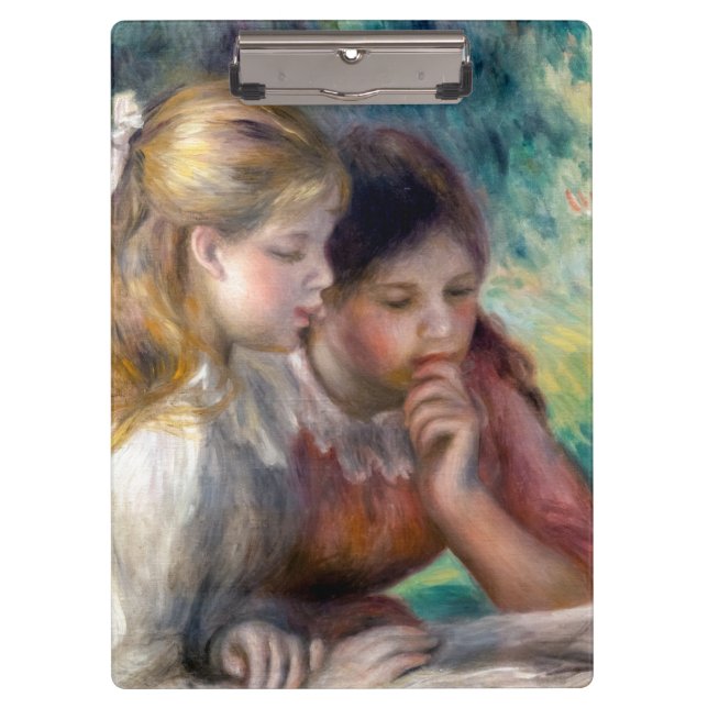 Pierre-Auguste Renoir - The Reading Clipboard (Front)