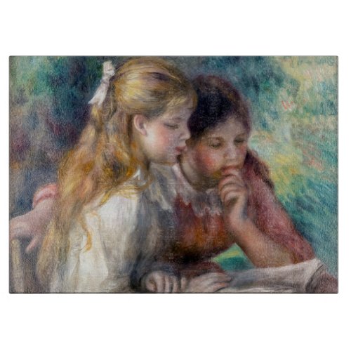 Pierre_Auguste Renoir _ The Reading Cutting Board