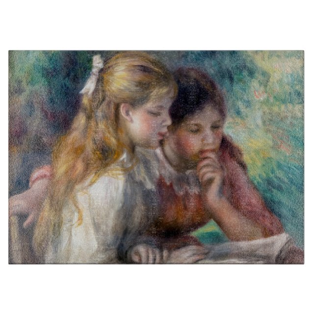 Pierre-Auguste Renoir - The Reading Cutting Board (Front)