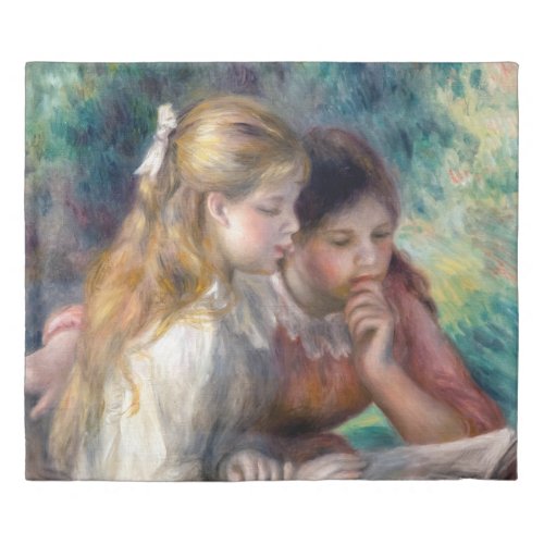 Pierre_Auguste Renoir _ The Reading Duvet Cover