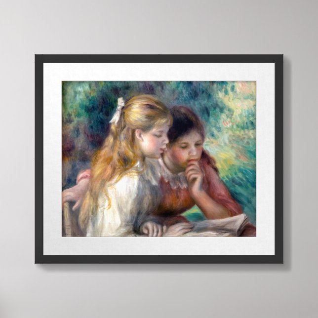 Pierre-Auguste Renoir - The Reading Framed Art (Framed Front)