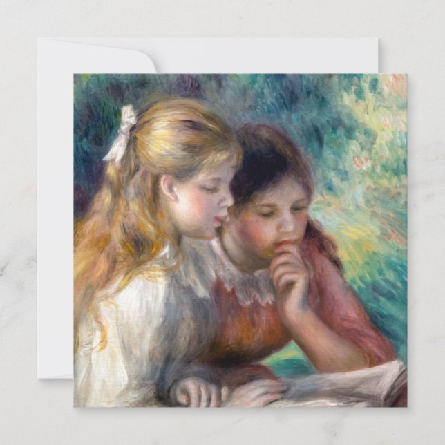 Pierre-Auguste Renoir - The Reading Invitation (Front)