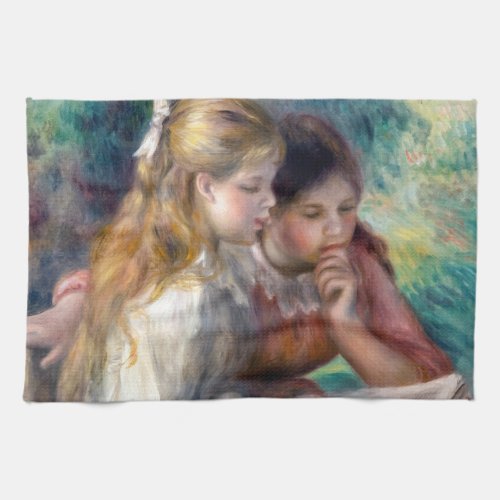 Pierre_Auguste Renoir _ The Reading Kitchen Towel