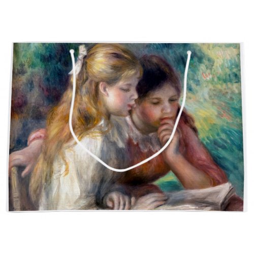 Pierre_Auguste Renoir _ The Reading Large Gift Bag