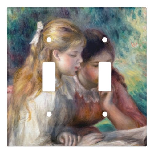 Pierre_Auguste Renoir _ The Reading Light Switch Cover