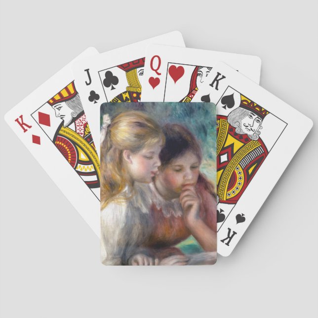 Pierre-Auguste Renoir - The Reading Poker Cards (Back)