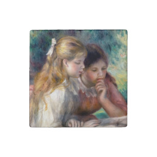 Pierre-Auguste Renoir - The Reading Stone Magnet