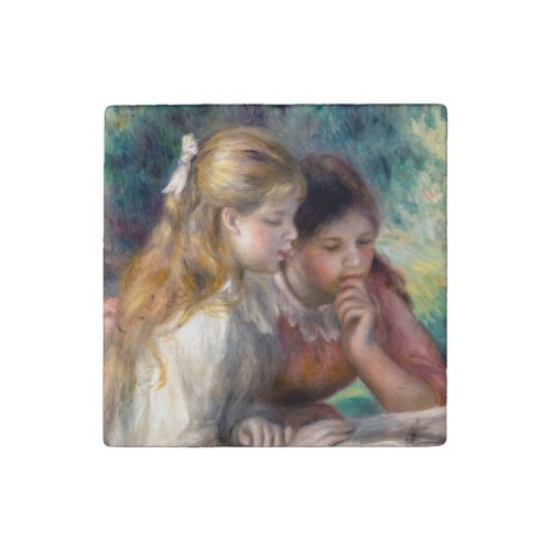 Pierre_Auguste Renoir _ The Reading Stone Magnet