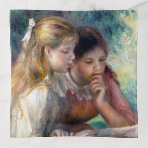 Pierre_Auguste Renoir _ The Reading Trinket Tray