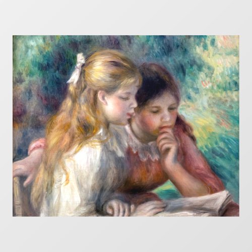 Pierre_Auguste Renoir _ The Reading Window Cling