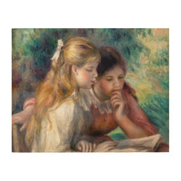 Pierre-Auguste Renoir - The Reading Wood Wall Art