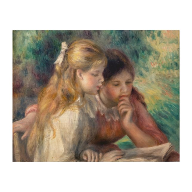 Pierre-Auguste Renoir - The Reading Wood Wall Art (Front)