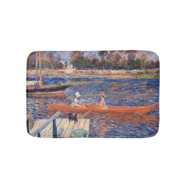 Pierre-Auguste Renoir - The Seine at Argenteuil Bath Mat (Front)
