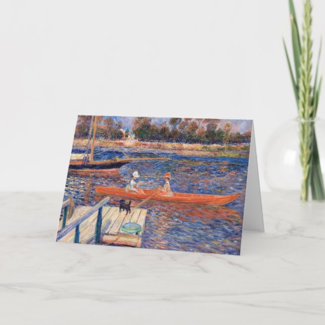 Pierre-Auguste Renoir - The Seine at Argenteuil Card (Front)