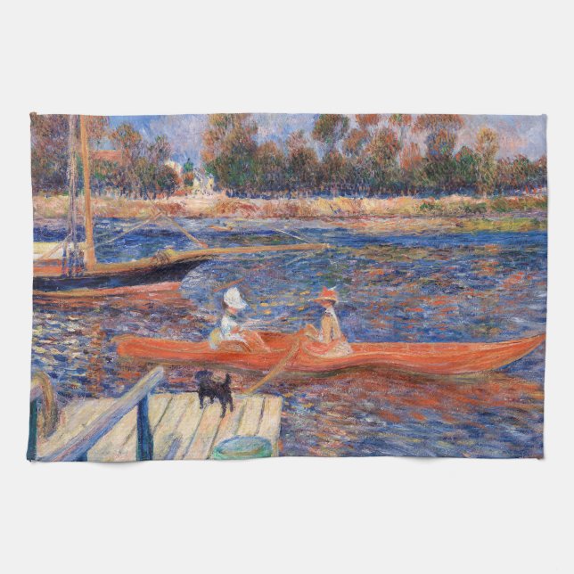 Pierre-Auguste Renoir - The Seine at Argenteuil Kitchen Towel (Horizontal)