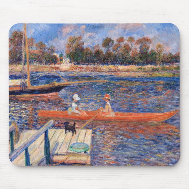 Pierre-Auguste Renoir - The Seine at Argenteuil Mouse Pad (Front)